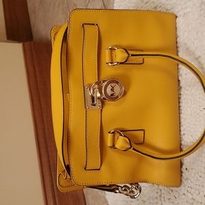 Michael Kors yellow satchel